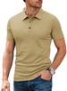Men's Summer Cooling T-Shirt – Breathable Nylon Short Sleeve Polo, Moisture-Wicking & Uv Protection, Casual & Business Wear_viptrois.com