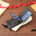 Men's Wallet Men's Wallet, Short Pu Leather Zipper Buckle Wallet, Purse, Coin Purse_viptrois.com