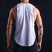 American Splicing Summer Sleeveless T-shirt Breathable Fitness Bodybuilding Outdoor Sports Leisure Sweat Vest Training Clothes_viptrois.com