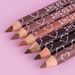 SHCOETY 12-Color Double-Head Dual-Tone Wooden Lip Liner - Matte Long-Lasting Easy-Application Non-Stick Cup Lip Contour Pencil_viptrois.com