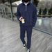 Men's Clothing Spring And Autumn Jacket Casual Sports Suit Trousers Stand Collar Half Zip Sweatshirt_viptrois.com