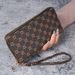Women's Bags Women's Wallet Medium And Long Clutch Bag Fashion Print Mobile Phone Bag Wallet Coin Purse_viptrois.com