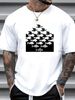 MC Escher Sky And Water I Art T Shirt Comfortable Fashion Summer Versatile Soft Unisex Streetwear Casual Homme Designer Clothes Stylish_viptrois.com