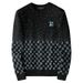 Men's Clothing Autumn And Winter Round Neck Sweater New Product Personality Letter Embroidery Casual All-match Trend Tops_viptrois.com