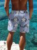 Unbeatable Quality Male Youth Fitness Running Sports Basketball Short Loose Versatile Printed Pentagram Pants_viptrois.com