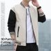 Pure 2022 Spring And Autumn New Men's Sports Casual Baseball Jacket Oversized Loose Youth Trendy Top With Printed_viptrois.com