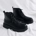 European Warm Series Men's Martin Summer New British Style High-top Leather Shoes Black Mid-top Height-increasing Work Ankle Boots_viptrois.com