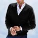 Men's Slim-Fit V-Neck Sweater – Winter Knit Pullover With Ribbed Hem (S-XXXL, 7 Colors) | Classic British Style Long Sleeve Top_viptrois.com
