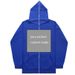 Full Drop Shoulder Hoodie Oversized Zip To Top Sweatshirt_viptrois.com