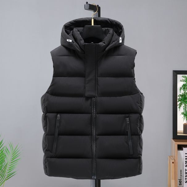 Autumn And Winter Vest Men's Trendy Slim Sleeveless Warm Vest Couple's Versatile Outer Wear Thickened Vest Vest_viptrois.com