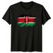 Kenya Flag Grunge Style Mens T-Shirt Mens Womens Tees Top Womens Tee Graphic Unisex Top_viptrois.com