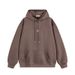 Men's Clothing American High Street Fashion Brand Thorn Embroidery Hooded Sweatshirt Men's Trendy Retro Suede Loose Handsome Student Hoodie_viptrois.com