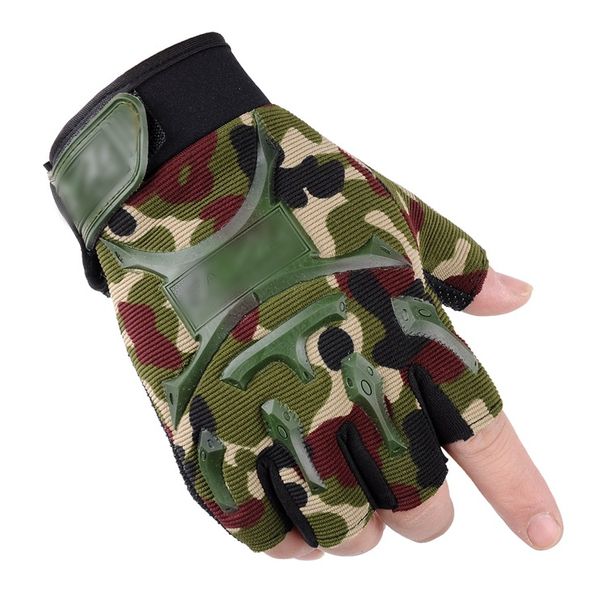 New Autumn Half-Finger Men's Special Forces Tactical Thin Gloves For Outdoor Sports, Cycling, And Fitness_viptrois.com