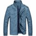 CT Spring And Autumn Korean Style Zipper Non-Hooded Youth Thin Fit Side Seam Pocket Casual Men's Jacket Coat_viptrois.com