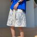 Summer Trendy Floral Print Casual Shorts Street Style Retro Loose Fit Five Point Pants For Men And Women_viptrois.com