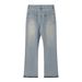 Men's Clothing American Cleanfit Blue Tassel 507 Jeans Vintage Washed Distressed Trousers_viptrois.com