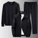 Men's Clothing Cardigan Sweater Suit Stand Collar Suit Two Piece Suit Three Piece Suit Cardigan Sports Suit Plus Size M 8XL_viptrois.com