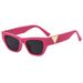 New Small Frame Fashion Cat Eye Sunglasses Cyberpunk Hip Hop Sunglasses Personality Ultraviolet_viptrois.com