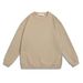 2025 Spring New Japanese Style Basic Simple Solid Color Loose Casual Round Neck Pullover Sweatshirt For Men_viptrois.com