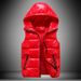 Family Matching Puffer Vests – Shiny Stand Collar Winter Vests For Men & Kids | Trendy Streetwear With Thermal Lining (S-XXXXL)_viptrois.com