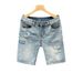 Men's Clothing Casual Retro Embroidered Ripped Denim Shorts Men's Loose Trendy Straight Five Point Pants Trendy_viptrois.com