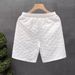 Men's Premium Striped Linen-Blend Shorts - Relaxed Fit Breathable Summer Casual Beach Shorts With Pockets_viptrois.com