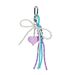 Bag Pendant String, Fresh And Clean Pearl Bow, Colorful Heart-shaped Woven String, Bag, Pendant, Keychain_viptrois.com
