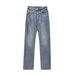 Men's Clothing Men's Flared Jeans - Cleanfit Washed Denim | Retro Slim Bootcut Trousers_viptrois.com