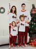 Christmas tree car plaid Christmas family print home clothing pajamas_viptrois.com