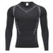 Men's Clothing Popular Sports Tights High Elastic Quick Drying Printed Long Sleeved Fitness Cycling Bottom Sweat Absorbent T Shirt_viptrois.com