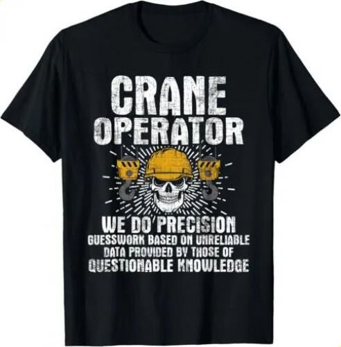 2026 T-shirtcrane Operator - Retro Tower Crane Heavy Equipment Dr_viptrois.com