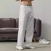 Men's White Straight Leg Jeans - Classic Cotton Denim Pants For Teenagers & Young Adults - Relaxed Fit Washed Casual Trousers_viptrois.com