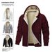 Men’s Lambswool Cardigan – Warm, Windproof & Stylish (Black/Gray/Brown/Burgundy, S-XXXL)_viptrois.com