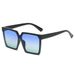 One Piece Anime Square Sunglasses For Women - Large Frame Beige Fashion Sunglasses (Small Face Fit, Lightweight & UV400 Protection)_viptrois.com