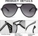 Sunglasses Men Women Retro Aviator Glasses - 70s Vintage Pilot Glasses Glasses For UV400 Protection Sunglasses_viptrois.com
