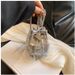 Mini Bag Sequined Bucket Bag Girls Small Bag Summer New Version Shoulder Crossbody Chain Bag Children's Parent Child Bag_viptrois.com