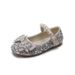 Girls' Princess Shoes Korean Style 2023 Spring and Autumn New Arrival Girls' Bow Single-Layer Shoes Fashion Flash Diamond Girl's Crystal Shoes_viptrois.com