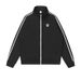 Classic Varsity Zip-Up Jacket For Men & Women - Heavyweight 100% Cotton Hoodless Sweater With Stand Collar, Printed Details_viptrois.com