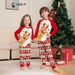 Christmas deer snow Bear Christmas family dress printed home dress pajamas_viptrois.com