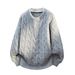 New Product, Autumn And Winter Knitted Sweater, Fake Two-piece Long-sleeved Sweater For Men_viptrois.com