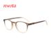 Reading Glasses Two Color Gradient Elastic Paint Frame Spring Legs Old Light Mirror Rivet Round Reading Glasses_viptrois.com