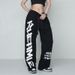Women's Hip Hop Jazz Dance Pants - High Waisted Loose Fit Streetwear Trousers With Drawstring For Summer_viptrois.com