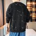 Spring And Autumn New Men's Casual Versatile Youth Handsome Long Sleeve T-Shirt Round Neck Hoodie Efd_viptrois.com