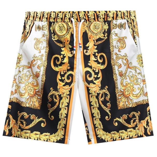 2026 Beach Printed Loose Casual Shorts, Men's Summer Ice Silk Thin Quick-dry Straight Shorts_viptrois.com