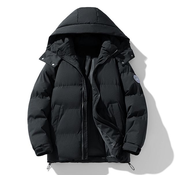 Winter New Couple Removable Hat Cotton Clothes Fashionable Hooded Warm Waterproof Cotton Clothes_viptrois.com