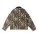 Color Blocking Leopard Print Denim For Men, Spring Autumn American Style Lapel, High Loose Fit, Cool And Explosive_viptrois.com