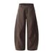 Men's Clothing Designer Tailoring And Splicing Casual Pants Men's Autumn Retro Street Style Simple Loose Wide Leg Long Pants_viptrois.com