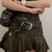 American Leather Belt Retro Pentagram Pattern Buckle Belt Sweet Cool Spice Girl Versatile Clothing Waist Accessories_viptrois.com