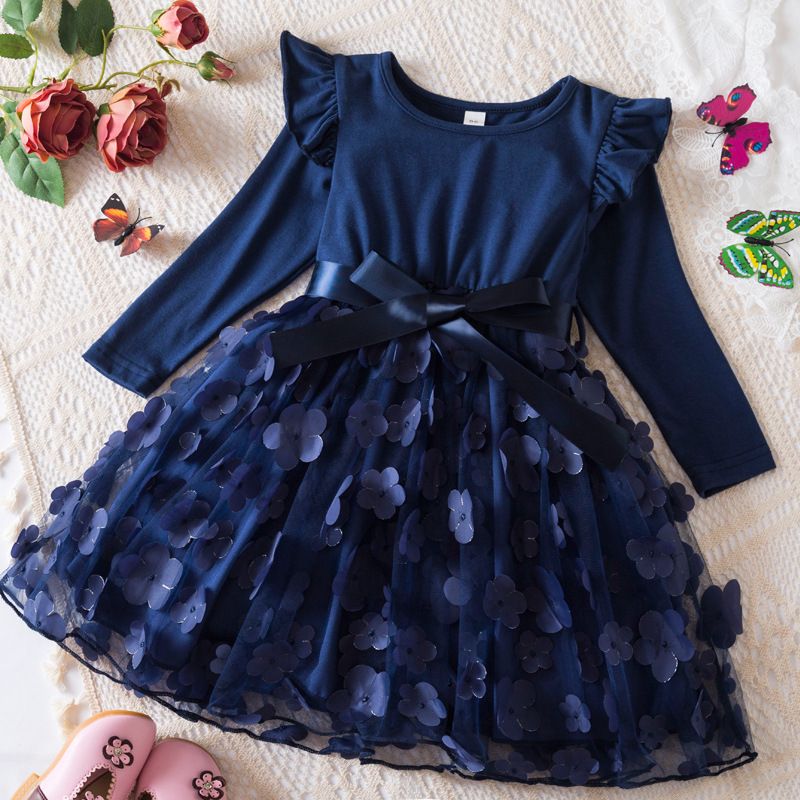 Mother Kids Princess Dress Children's Birthday One Year Old Dress_viptrois.com