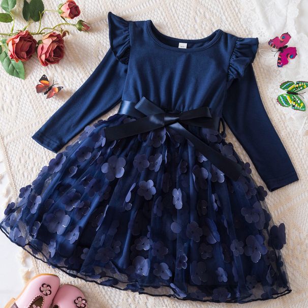 Mother Kids Princess Dress Children's Birthday One Year Old Dress_viptrois.com
